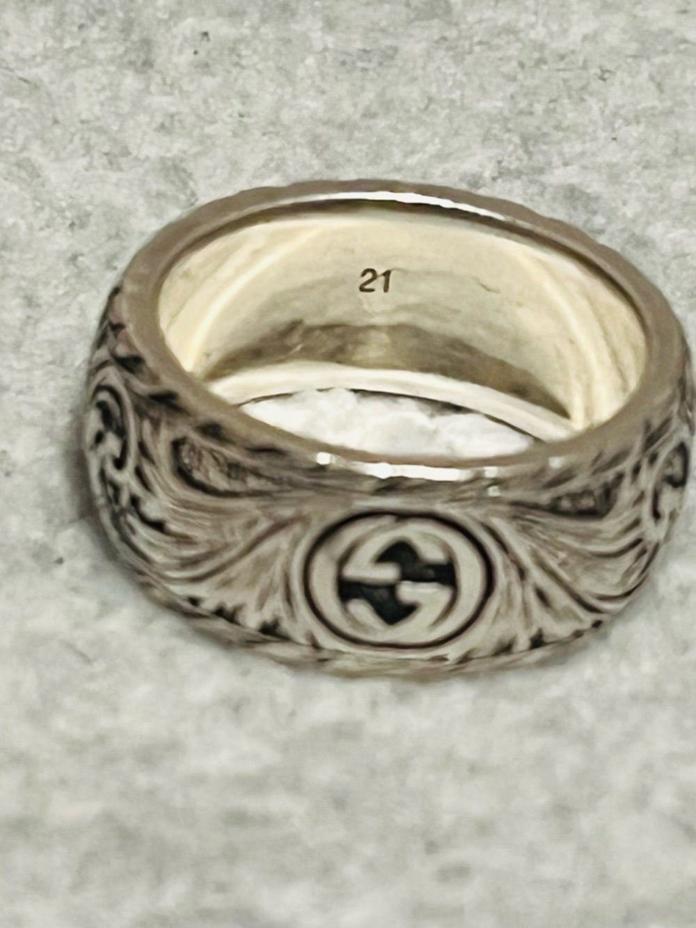 Gucci Feline Silver 925 Ring - Picture 4 of 11
